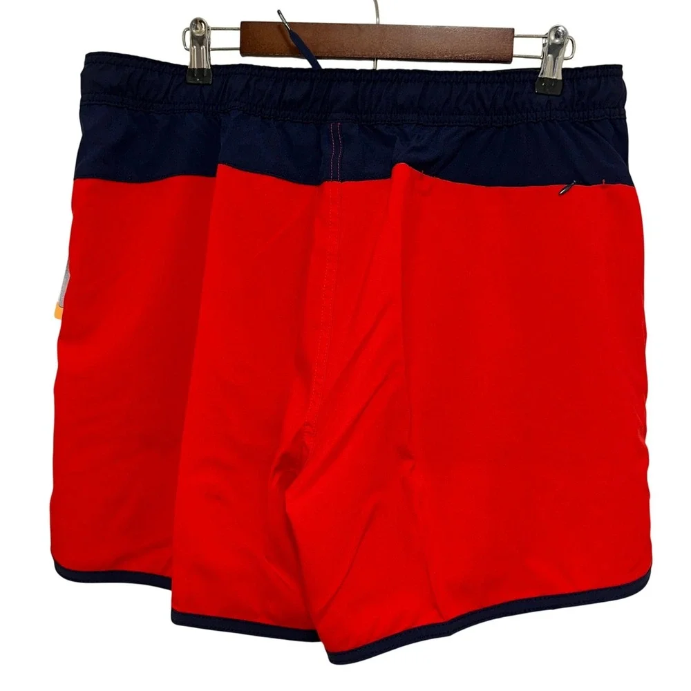 Speedo Swim Trunks Mens XL Red New Eco Comfort Stretch UPF 50+ Board Shorts